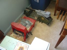 mid century /vintage trucks and toys