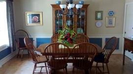 Dining set w cabinet