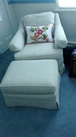 flexsteel chair and ottoman