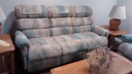 lazboy sofa reclining ends