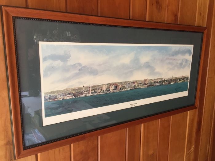 Erie View framed print.