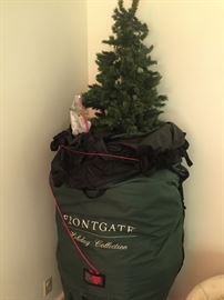 Frontgate Christmas tree with storage bag.