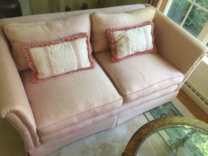 Upholstered loveseat (there are two).
