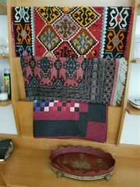 Small rugs and weavings