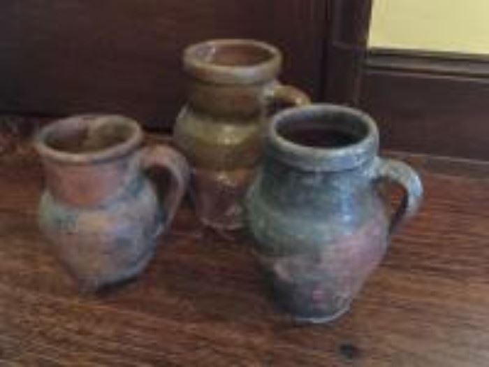 3 olive jars