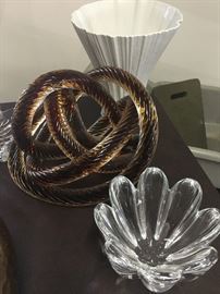 Rosenthal vase. Glass knot