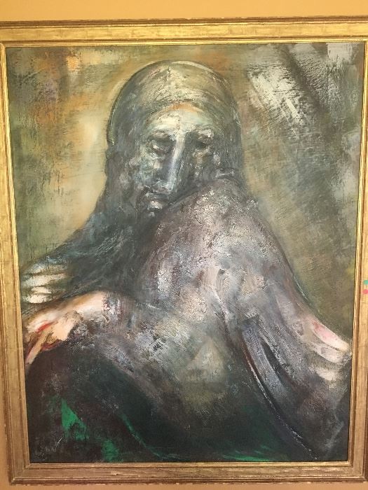 Joachim Probst (1913-1980), Oil on board, 48x60, 1962.