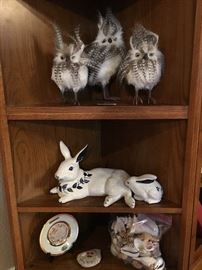 Owl Family, Bunnies, Shells