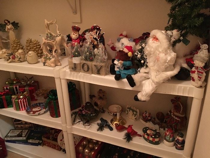 Christmas Items, many are electric or battery operated