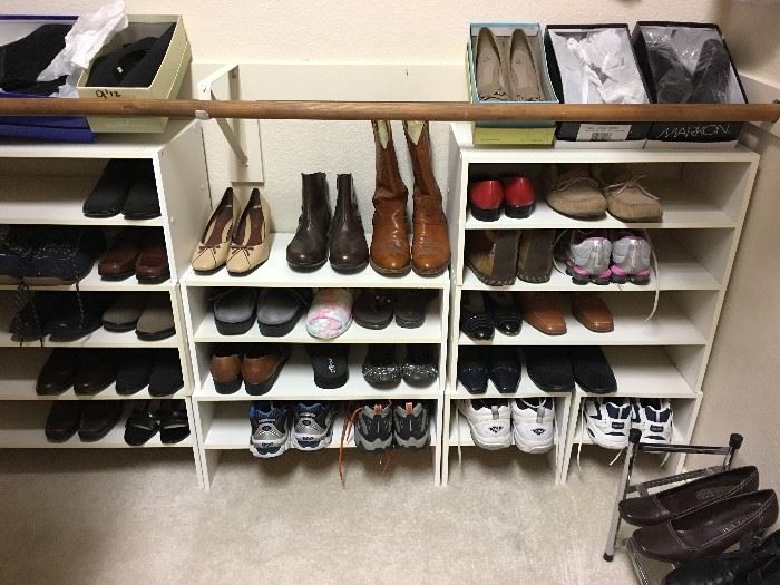 Lots of Shoes Womens size 9 1/2, mens size 12