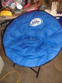 Unused Miller fold up comfy chair
