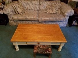 Sofa and table