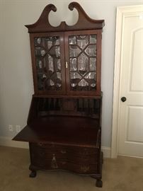 Mahogany Secretary - Detail