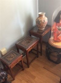 ORIENTAL [JAPANESE] SMALL CARVED TABLE