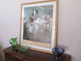 Degas ballet dancers at the barr