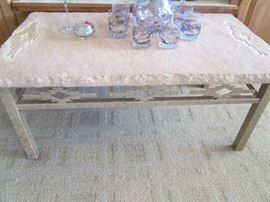 Stone-Top Southwest Design Table