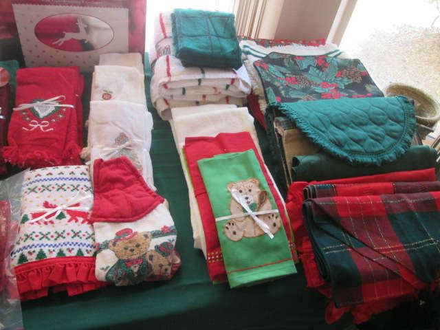 Holiday Linens, stock up early!