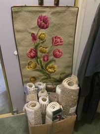 Assorted Rugs and a Wall Hanging