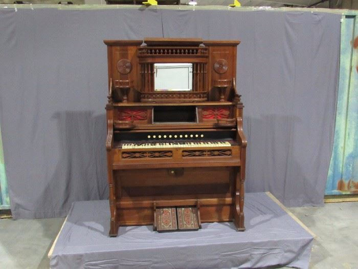 Wooden Pump Organ 