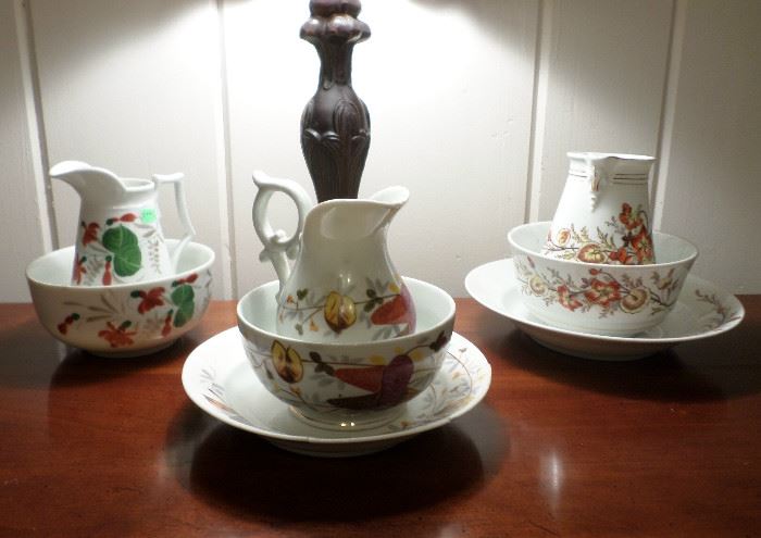 some of the vintage breakfast sets