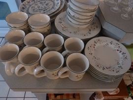 Pfaltzgraf Christmas China- Set for 8