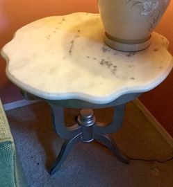 Marble top side tables, there are TWO