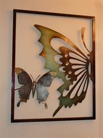 Butterfly metal art!