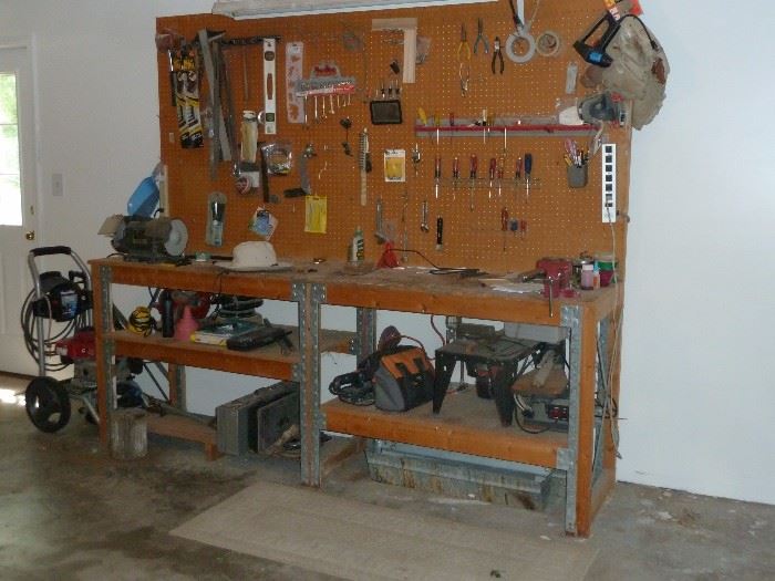 Power washer/tools-Workbench not for sale