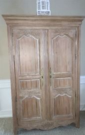 SOLID OAK, TUSCAN ARMOIRE