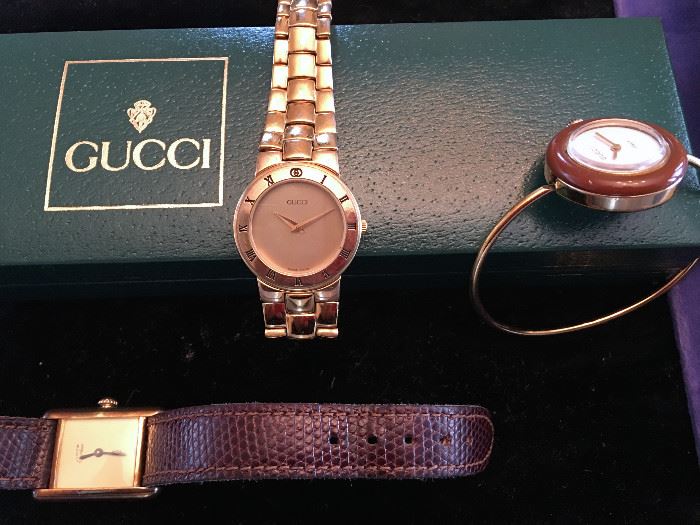 DESIGNER WATCHES, GUCCI, ANGELUS,CATENA, BURBERY AND MORE