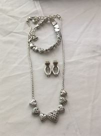 brighton reversible necklace and bracelet , earrings may not be reversible