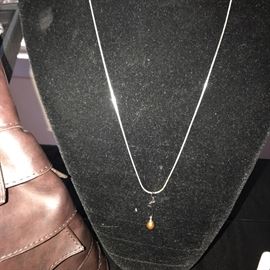 Designer costume necklace