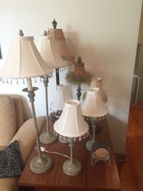 lamps - various styles and sizes