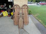Wooden sleds from the 60's.