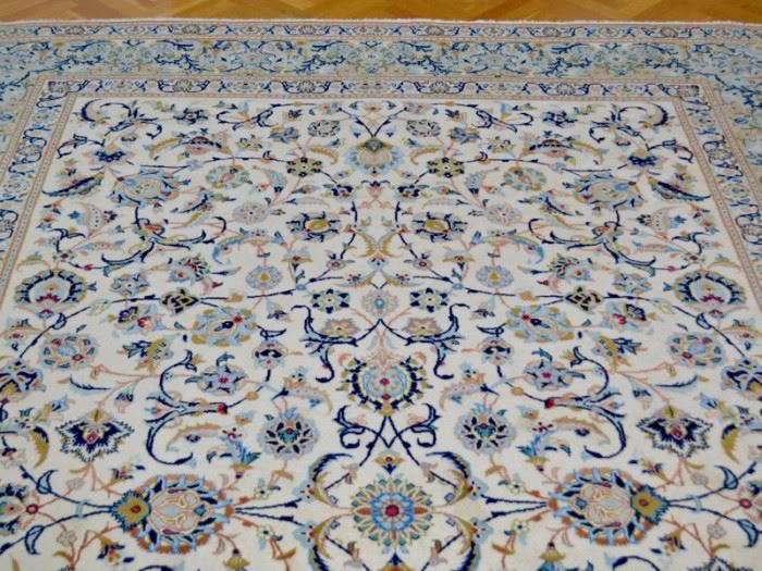 Hand knotted Iranian rug, approximately 12'2" X 8'5"
