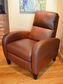 Leather recliner