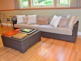 Crate & Barrel sectional