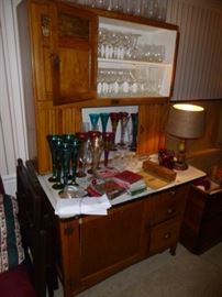 Oak Sellers Cabinet