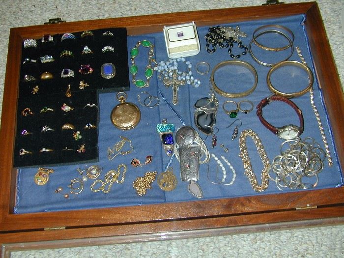 Some fantastic estate jewelry - gold - sterling ...