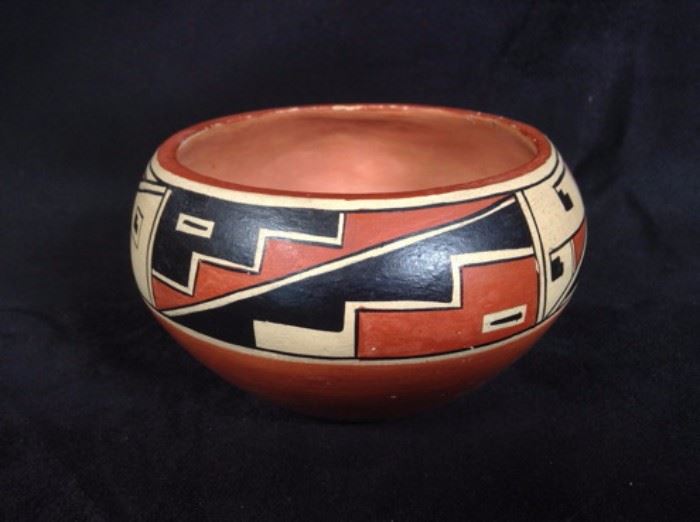 Jemez pueblo pottery bowl