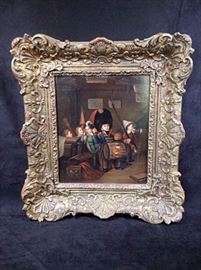 Framed oil painting. Signed but signature is not confirmed. Thought to be English from the late 1800's to early 1900's. Confirm to your own satisfaction.