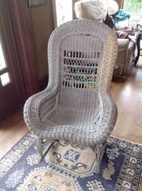 Rattan rocking chair