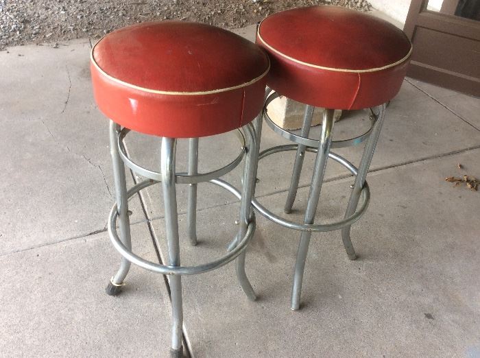 Vintage bar stools still available