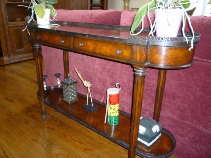 Console Table with Bric-A-Brac