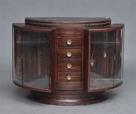 Art Deco rosewood cabinet, bid online at www.fairfieldauction.com