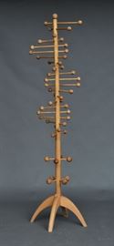 Double Helix Coat Rack, bid online at www.fairfieldauction.com