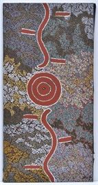 Aboriginal, Maxie Tjampitjinpa (1945-1997), bid online at www.fairfieldauction.com