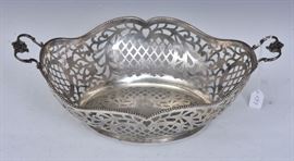 Dutch silver basket, bid online at www.fairfieldauction.com