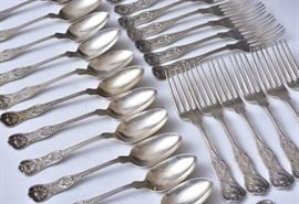Gorham sterling flatware, bid online at www.fairfieldauction.com