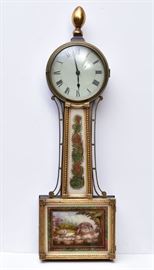 Federal banjo clock, bid online at www.fairfieldauction.com